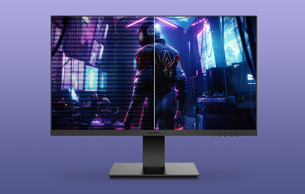 buytronics-KOORUI - 27N1 - 27-Inch Computer Monitor IPS FHD 1920 x 1080 75Hz 5ms 27N1