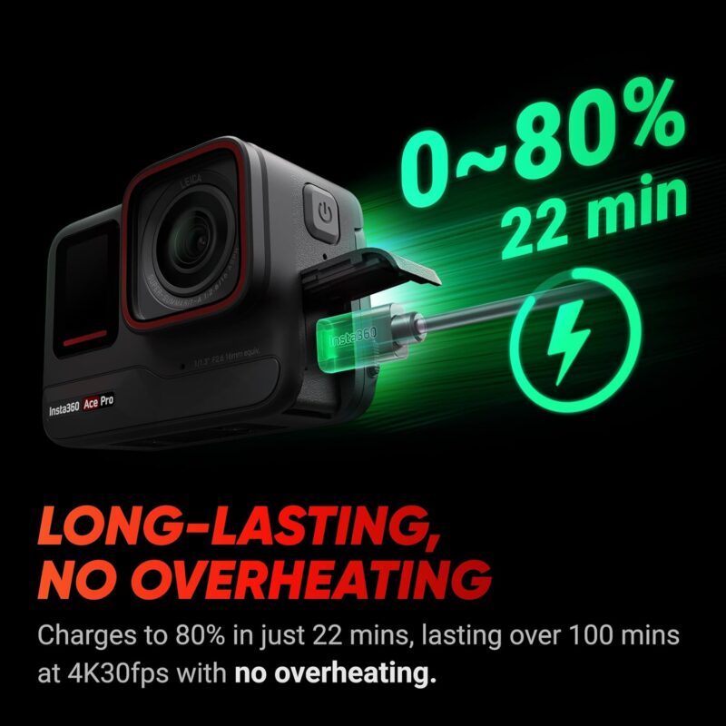 buytronics-insta360 Ace Pro 48 MP Waterproof Action Camera Co-Engineered with Leica Flagship 11.3 Sensor