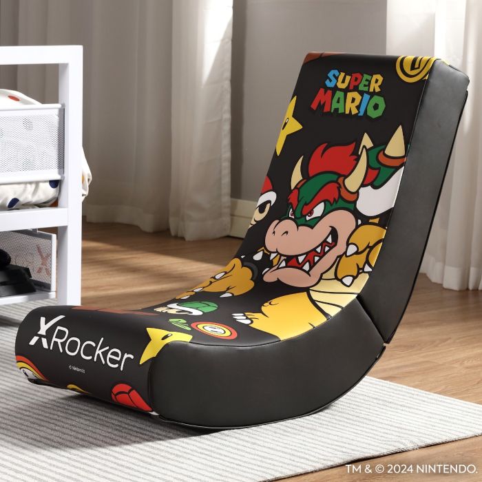 buytronics-X Rocker Nintendo Video Rockers Bowser Power Up Edition Gaming Chair