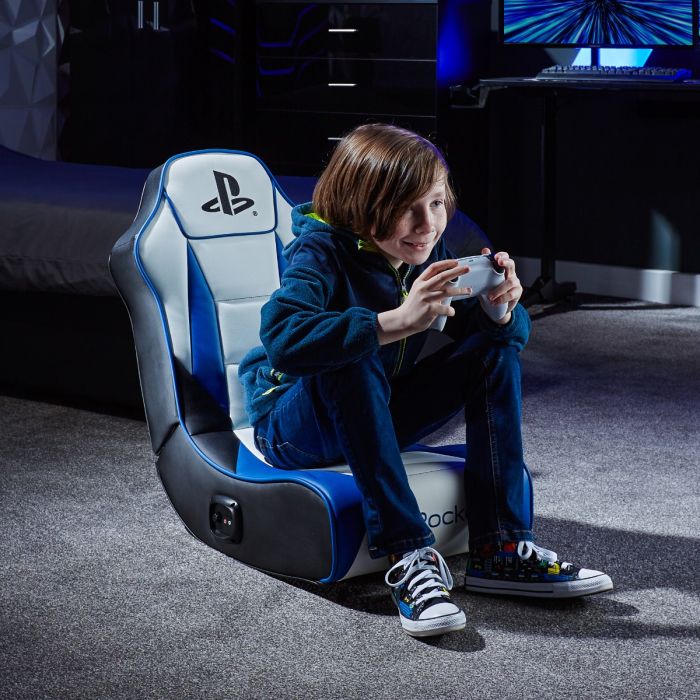 buytronics-X Rocker Playstation Geist (V2) 2.0 Floor Rocker Gaming Chair