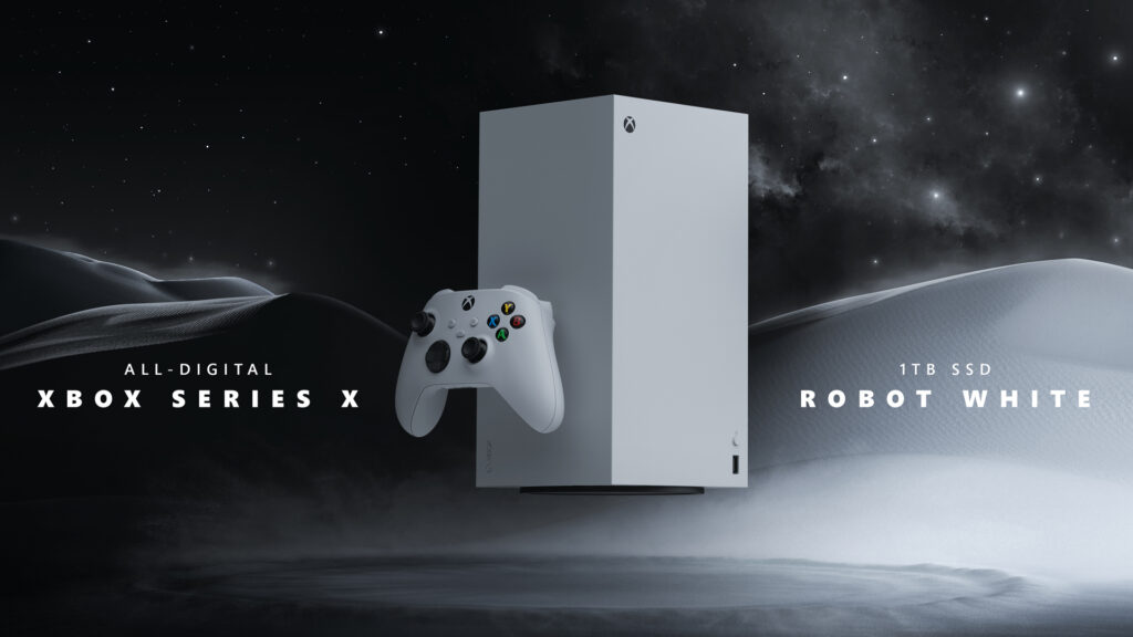 buytronics-XBOX SERIES X 1TB All-Digital Robot White game consol