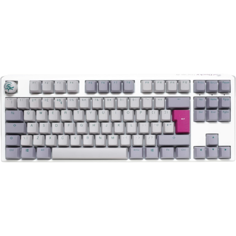Buy Ducky One 3 Mist Grey TKL 80% Cherry Red Key US