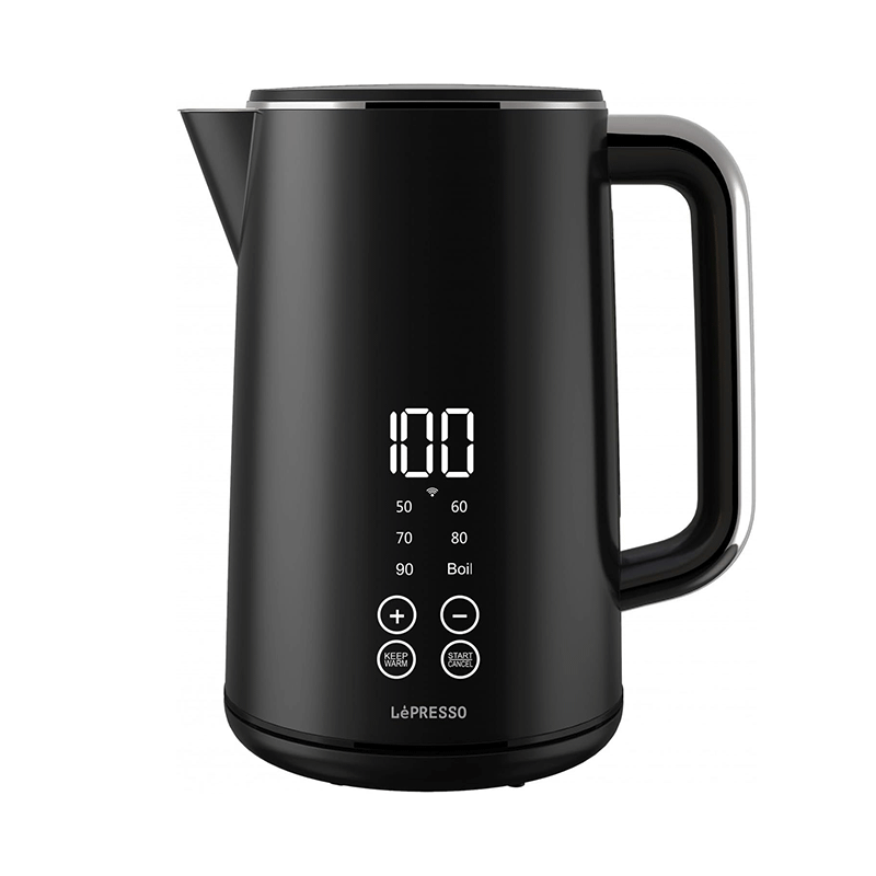 buytronics-LePresso 2000W 1.7L Smart Electric Kettle with Touch Panel and BS plug - Black