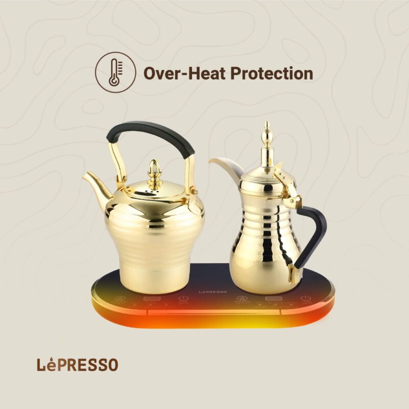 LePresso Dual Pot Arabic Coffee And Tea Dallah - Image 4