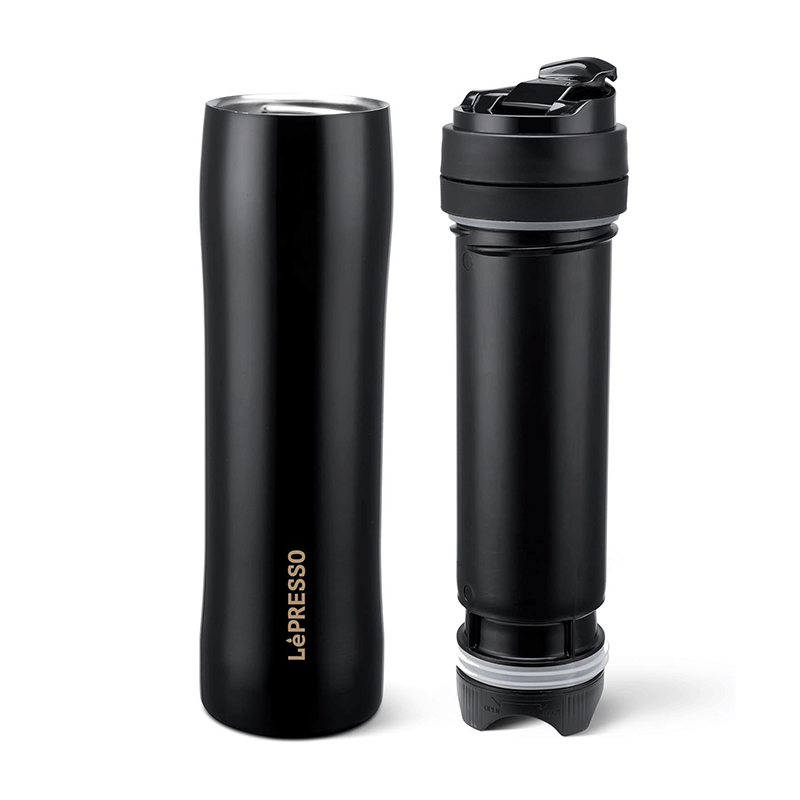 buytronics-LePresso Stainless Steel Portable French Press - Black
