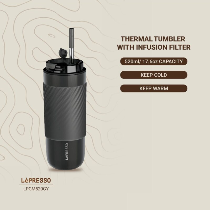 Lepresso Thermal Tumbler With Infusion Filter - Image 3