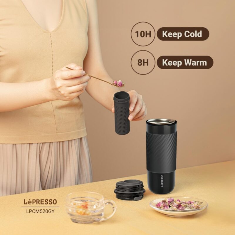 Lepresso Thermal Tumbler With Infusion Filter - Image 5