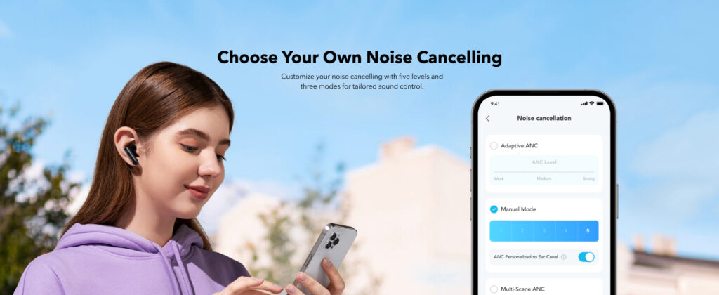 buytronics-Soundcore P40i by Anker, Noise Cancelling Wireless Earbuds