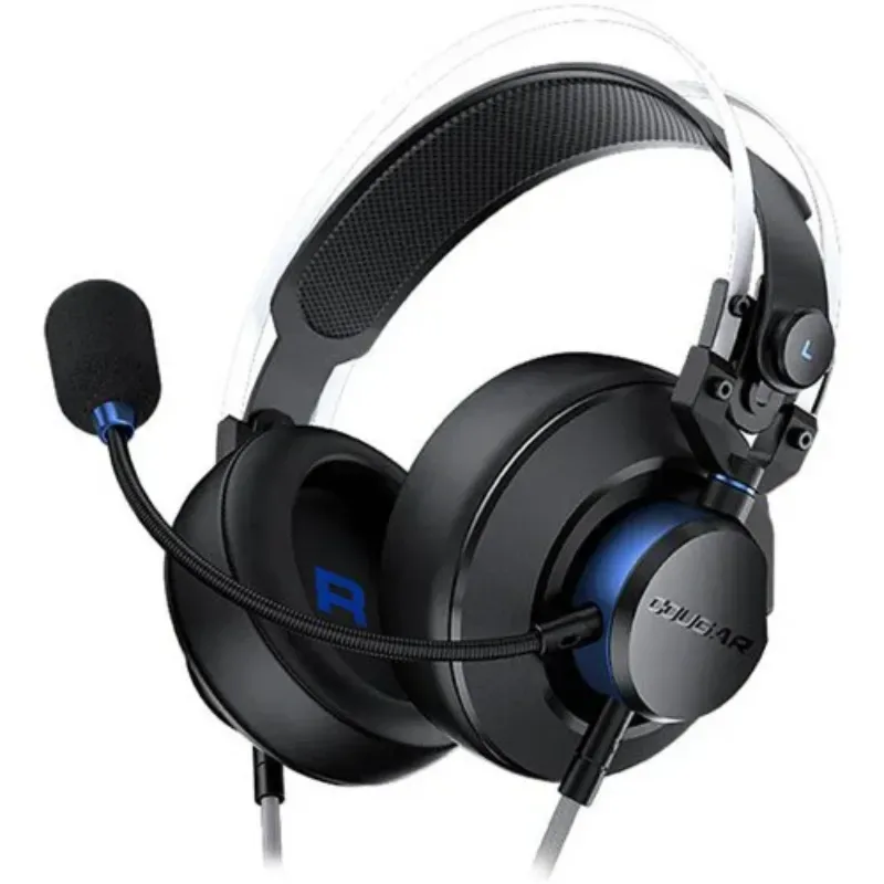 Buy Cougar VM410 PS Wired Gaming Headset – Black/Blue