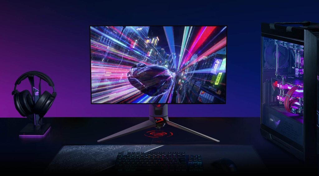 buytronics-Asus ROG Swift 27″ 480hz 0.03ms WOLED QHD Gaming Monitor – Black PG27AQDP