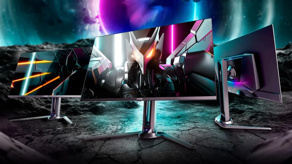 buytronics-Gigabyte AORUS FO32U2P 31.5″ 240Hz 0.03ms OLED UHD Gaming Monitor – Black