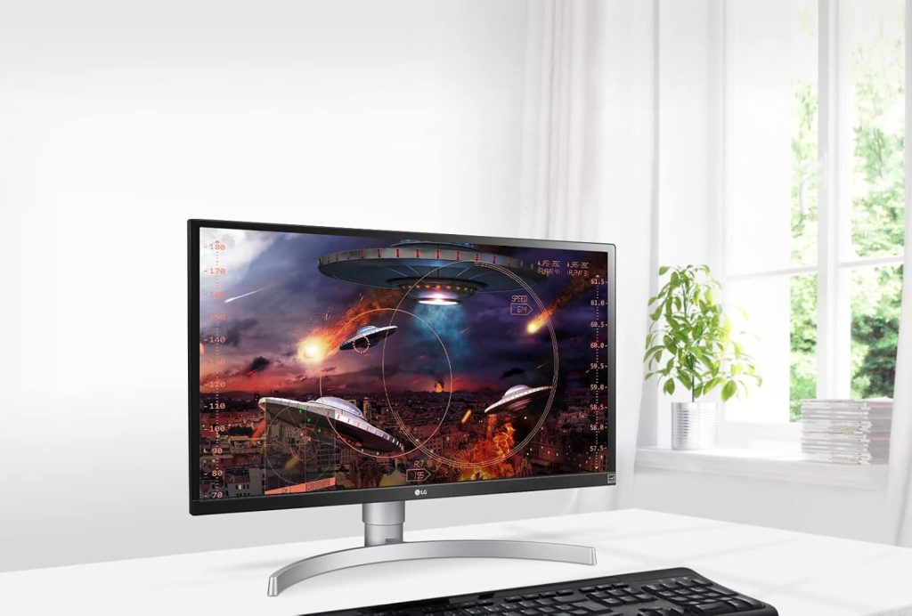 buytronics-LG 27″ 60Hz 5ms 4K UHD IPS Gaming Monitor – White