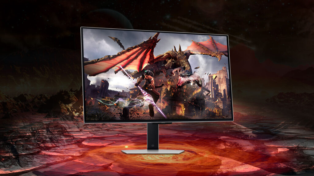 buytronics-Samsung G80SD 32″ 240Hz 0.03ms UHD OLED Gaming Monitor – Silver