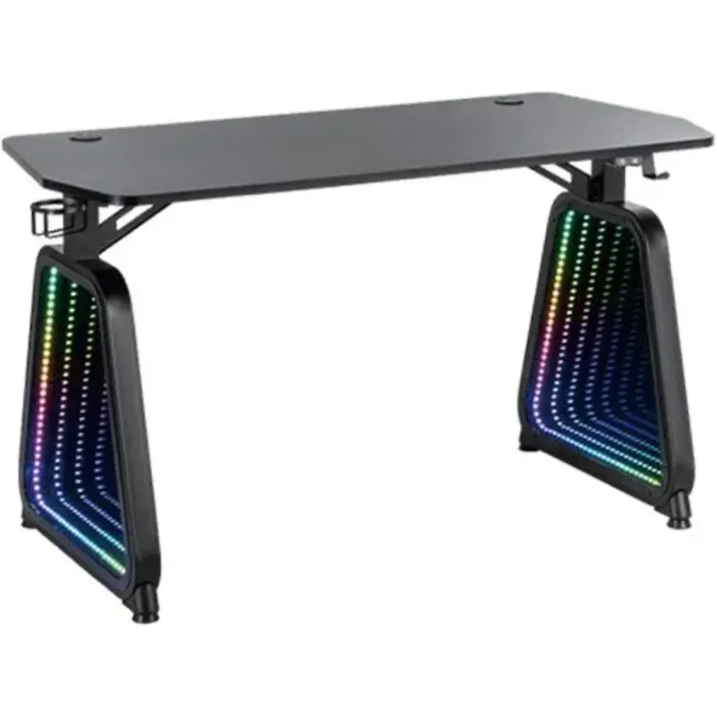 Buy Twisted Minds RGB INFINITY Glass Legs (120*60*75 cm) Gaming Desk | TM-GMD12-D1