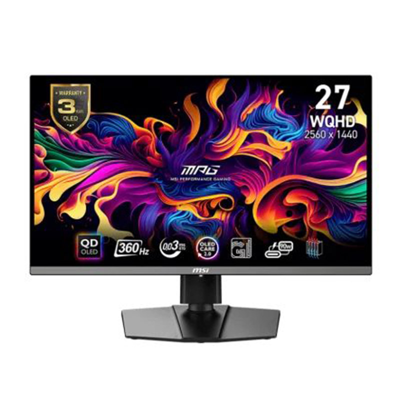 Msi MPG 271QRX 26.5″ 360Hz 0.03ms QD-OLED WQHD Gaming Monitor – Black - buytronics