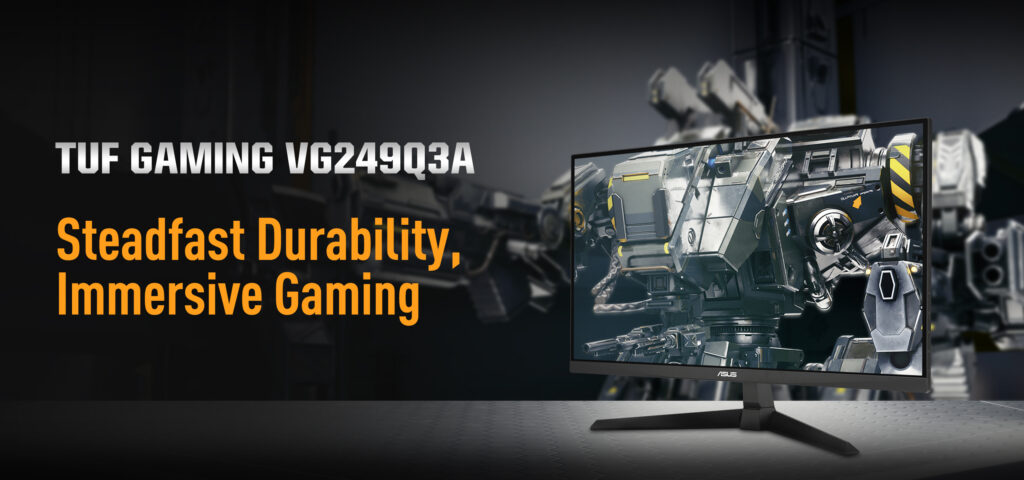 buytronics-Asus TUF Gaming VG249Q3A 24″ 180Hz 1ms Full HD Gaming Monitor – Black
