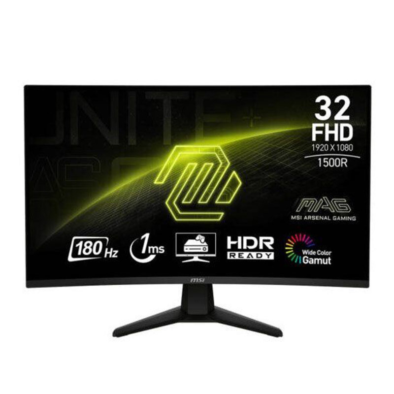 Msi MAG 32C6 32″ 180Hz 1ms Full HD Curved Gaming Monitor – Black - buytronics