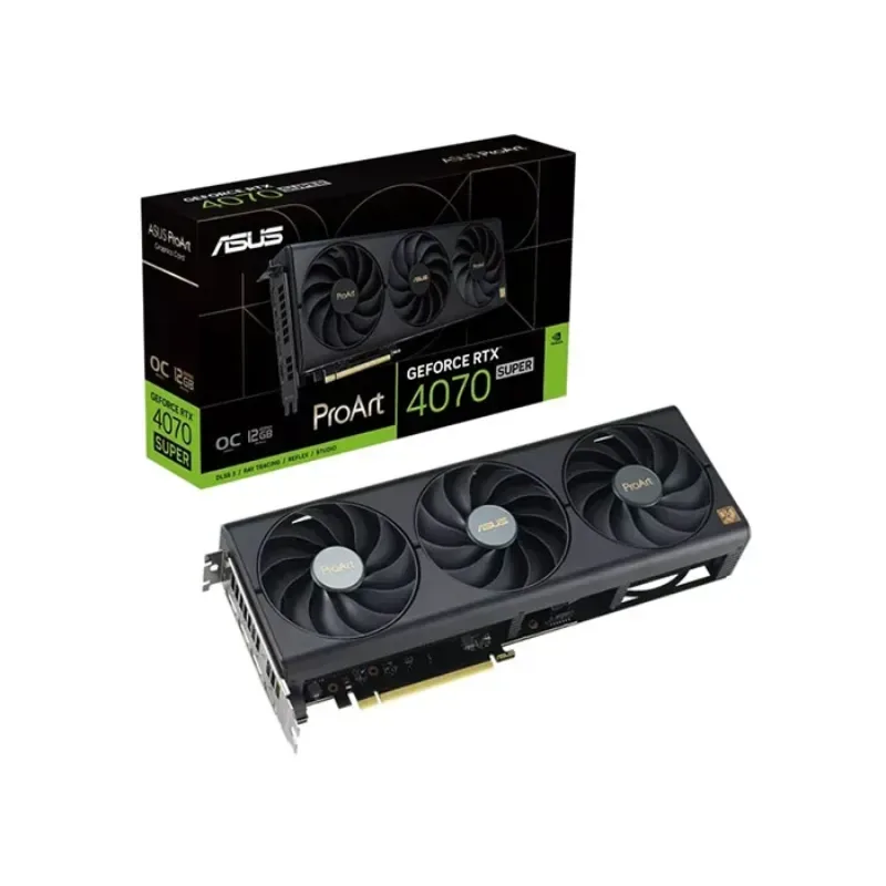 Asus ProArt GeForce RTX 4070 SUPER 12GB GDDR6X OC Graphics Card DLSS 3