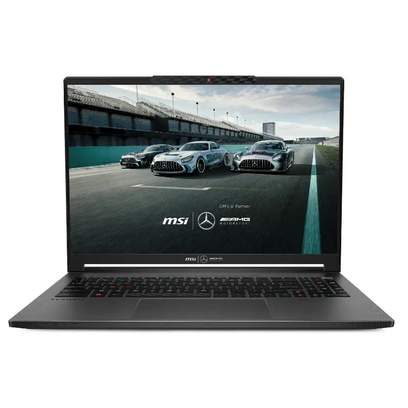 MSI STEALTH 16 MERCEDES AMG, INTEL CORE ULTRA 9 185H 2.3GHZ , 32GB, 2TBSSD, 16" QHD+ OLED 240HZ, WL, 8GB RTX 4070, BT+CAM , WIN 11 HOME, 2 YR + MOUSE