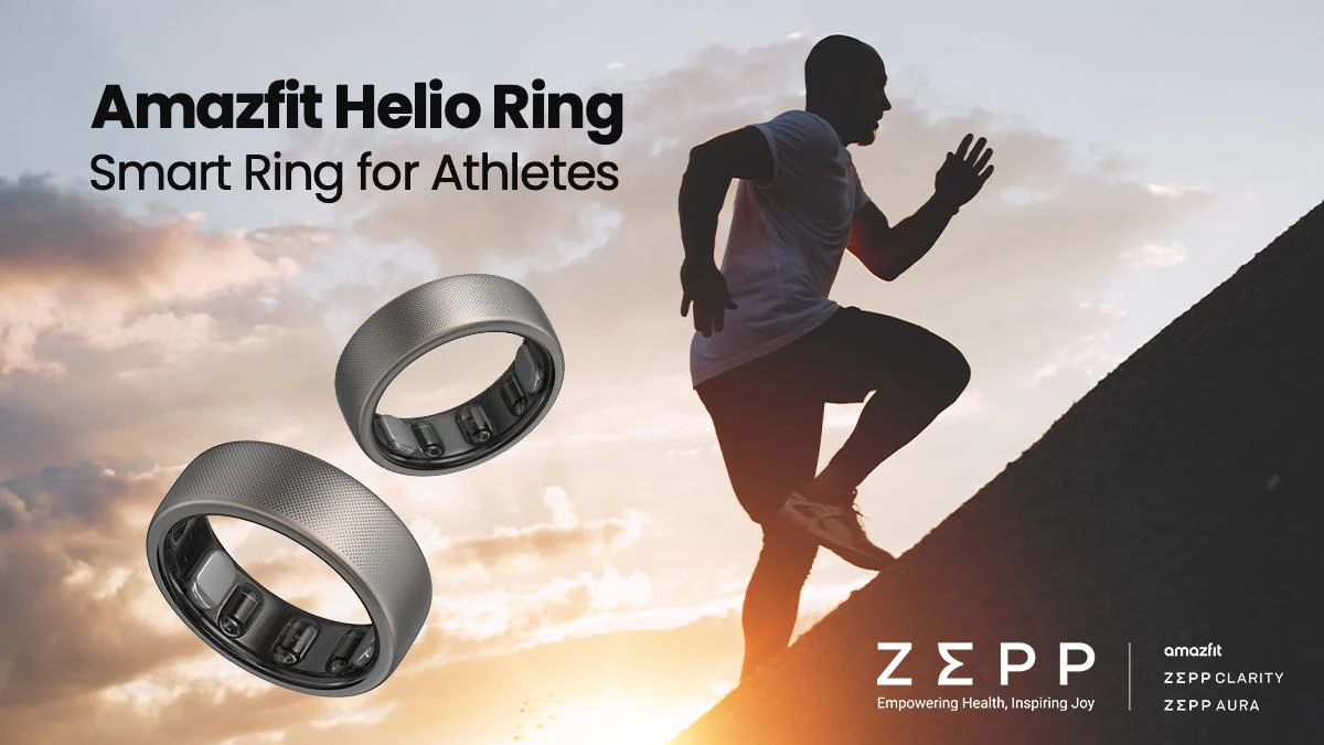 buytronics-Amazfit Helio Ring Smart Ring with Sleep Monitor Heart Rate Monitor Water Resistance