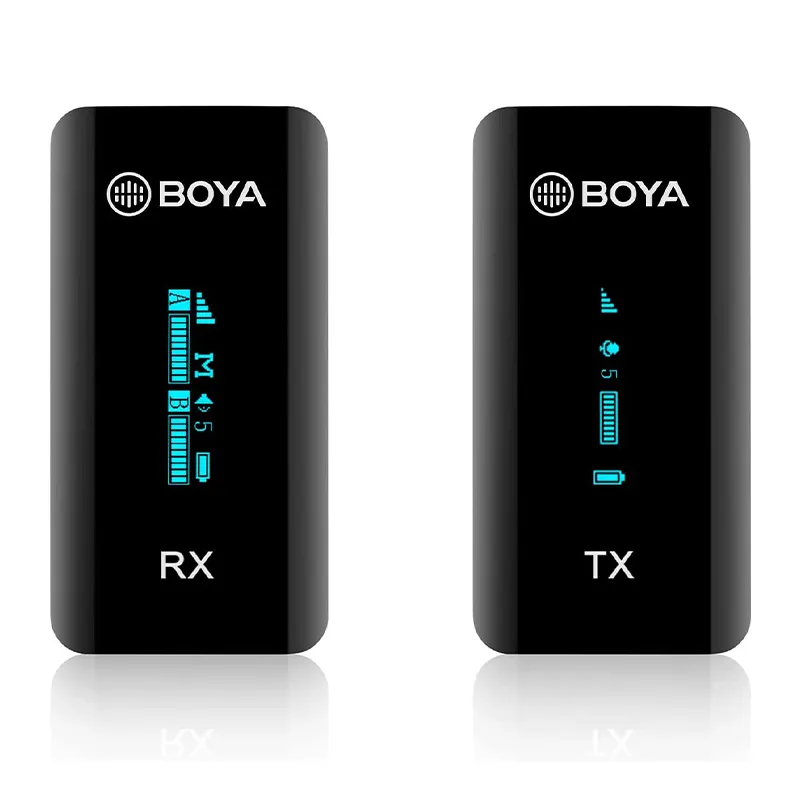 BOYA by-XM6 S1 2.4GHz Wireless Lavalier Microphone System, USB