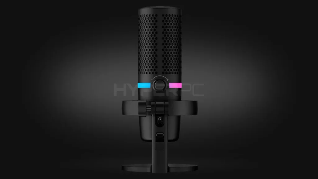 HyperX DuoCast RGB USB Condenser Gaming Microphone for PC, PS5, PS4, Mac, Low profile Shock Mount
