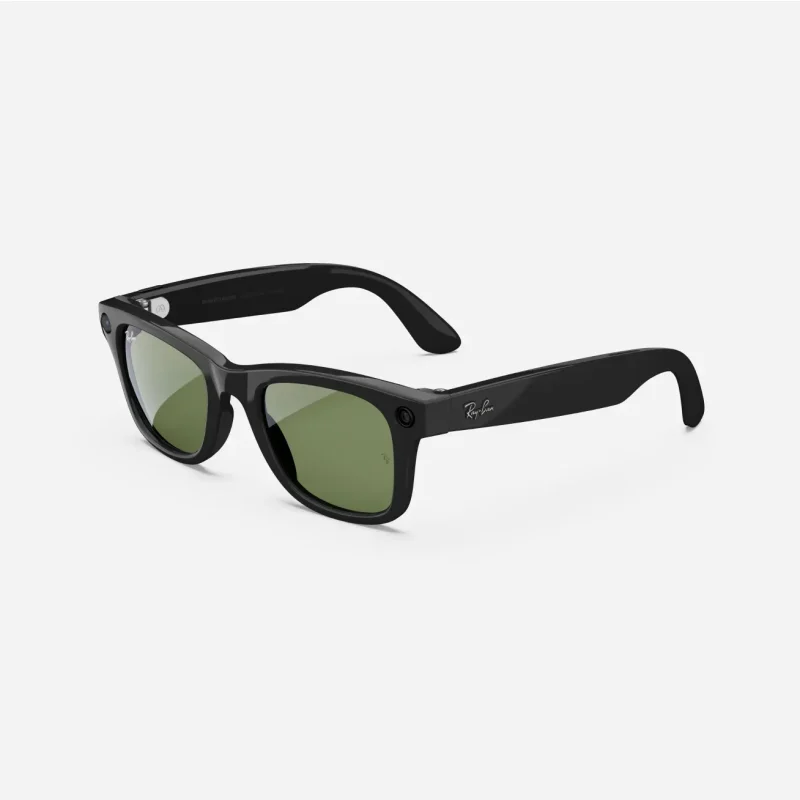 Ray-Ban Smart Glasses - Meta - Black, Green - AR Applications, Productivity Apps, Social Media Apps