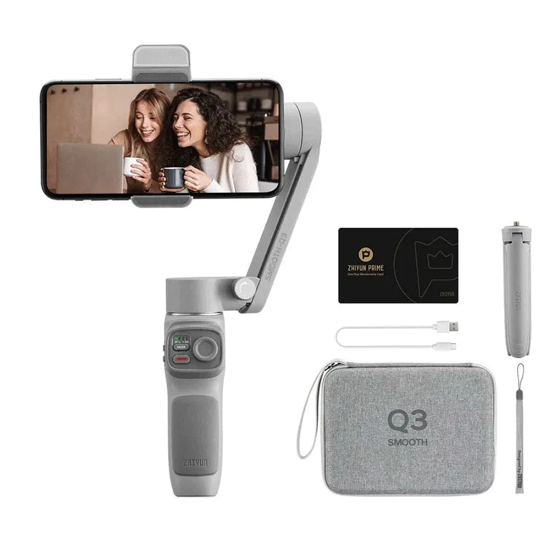 buytronics-Zhiyun Smooth Q3 Combo, Handheld 3-Axis Smartphone Gimbal Stabilizer