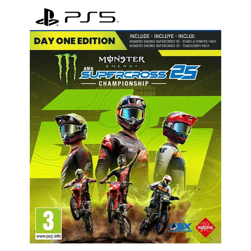Monster Energy Supercross 25 Day One Edition game - PlayStation 5 (PS5)