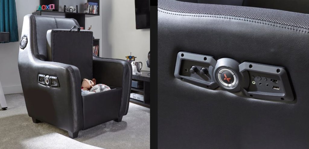 X-Rocker Premier Maxx RGB 4.1 Multi-Stereo Storage Gaming Chair