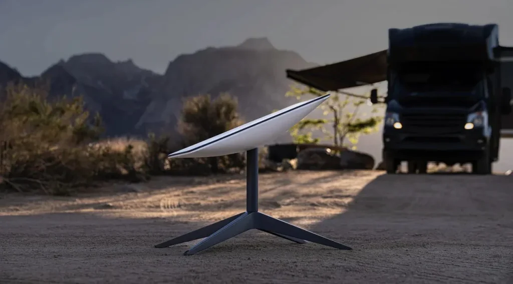 Starlink Mini is compact in size, portable, and recommended for basic internet applications