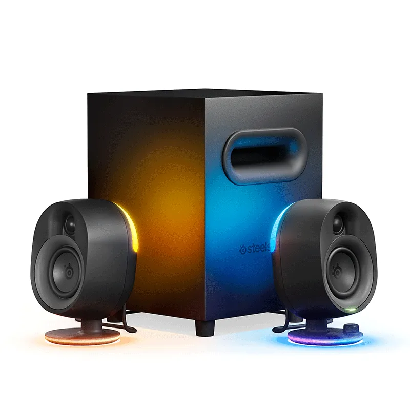 SteelSeries Arena 7 - Illuminated 2.1 Gaming Speakers