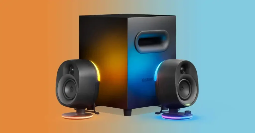 SteelSeries Arena 7 - Illuminated 2.1 Gaming Speakers